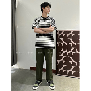 Áo phông Sọc Kẻ Ngang Basic Tee cotton