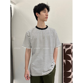 Áo phông Sọc Kẻ Ngang Basic Tee cotton