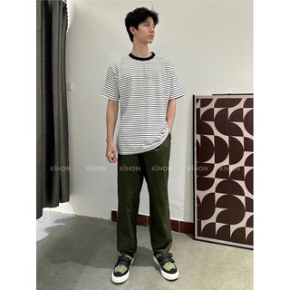 Áo phông Sọc Kẻ Ngang Basic Tee cotton