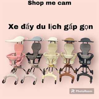 Xe đẩy gấp gọn cho bé xe đẩy du lịch 2 chiều gấp gọn