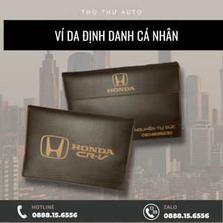 Ví da đựng đăng kiểm, giấy tờ ô tô cao cấp - Bóp đựng giấy tờ xe hơi có logo các dòng xe khắc trang trí theo yêu cầu