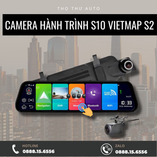 Camera hành trình ô tô S10 Vietmap s2 bản quyền vĩnh viễn độ phân giải Full HD-1080p có bản đồ navitel độc quyền cảnh bá