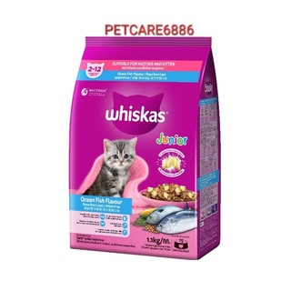 Thức ăn mèo whiskas junior, mèo con gói 1.1kg và mèo Trưởng Thành gói 1.2kg