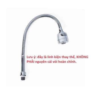 Cần mềm thay thế cho vòi rửa bát, có đầu công tắc chỉnh chế độ nước