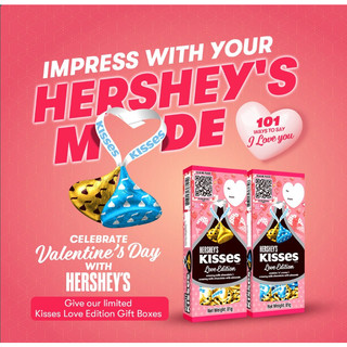 Socola Hershey's Kisses Love Edition Mix Vị