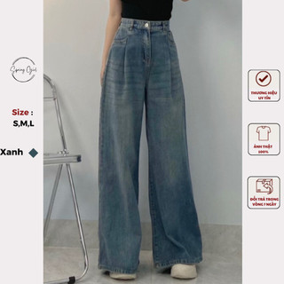 Quần jean nữ ống suông loe Spring Jeansuongloe9525/P6K12