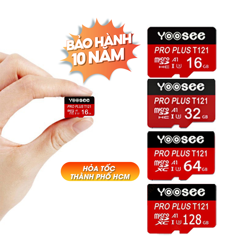 Thẻ Nhớ Yoosee Tốc Độ Cao 128G 64G 32G 16G Dụng Cho Camera Yoosee