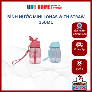 Bình Nước Mini Lohas with Straw 350ml