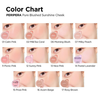 Phấn Má hồng Peripera Pure Blushed Sunshine Cheek 4.2g