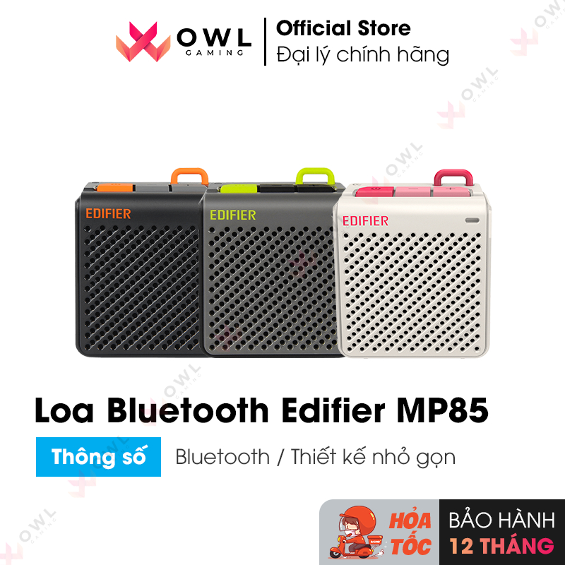 Loa Bluetooth EDIFIER MP85 (Hàng chính hãng) - Loa di động thiết kế nhỏ gọn | Thời lượng pin 8h