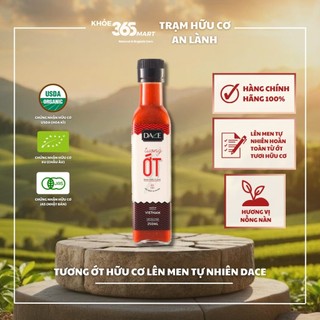 Tương ớt hữu cơ tự nhiên lên men dace 250ml