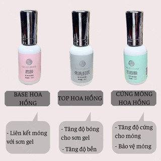 Base, Top, Cứng Móng Hoa Hồng Cao Cấp 20ml