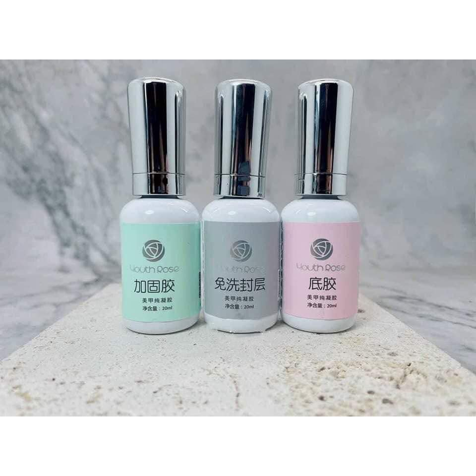 Base, Top, Cứng Móng Hoa Hồng Cao Cấp 20ml