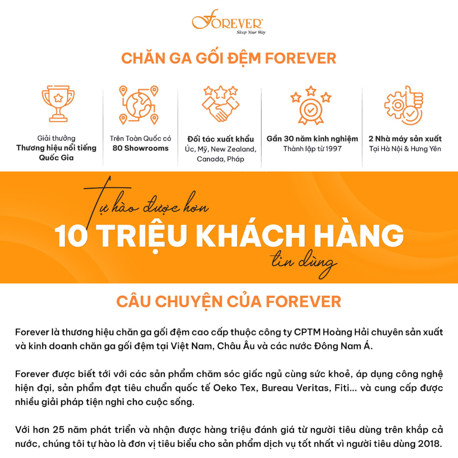 Ruột chăn BT200 Forever cao cấp mềm mại giữ nhiệt tốt siêu ấm (kích thước phổ thông)