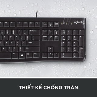 Bàn phím có dây Logitech K120, HP