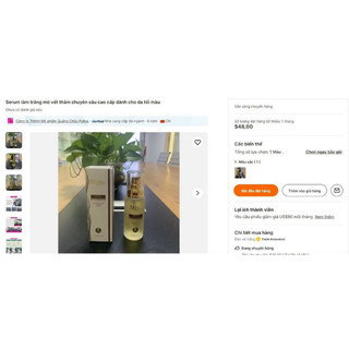 Serum mờ nám trắng da Paris pháp