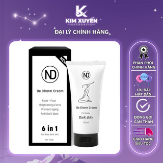 Kem dưỡng mờ thâm body nd be charm 6in1 100g - mẫu mới