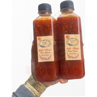  Sốt thái được nấu chín dùng để trộn chân gà tai heo chai 420ml 