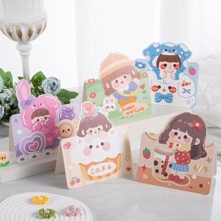 Thiệp chúc mừng - Thiệp quà tặng - Thiệp sinh nhật - Thiệp thiếu nhi - in hình đáng yêu - Hình Chữ A