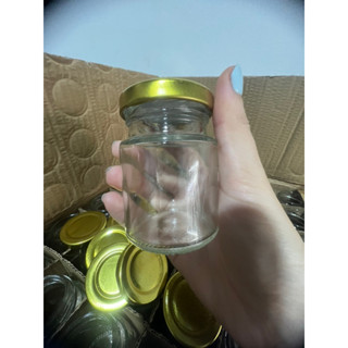 Sỉ 50 Hũ thủy tinh 70ml đựng Yến/mật ong/sữa chua_ loại dày, kèm nắp thiếc
