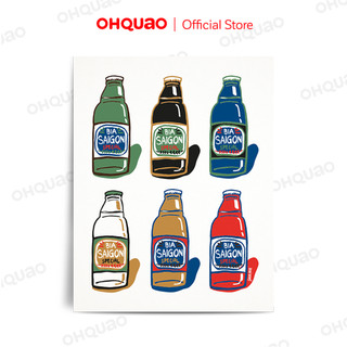 BƯU THIẾP BIA SÀI GÒN - BIA SÀI GÒN POSTCARD OHQUAO