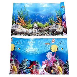 Tranh dán 3D trang trí bể cá cảnh