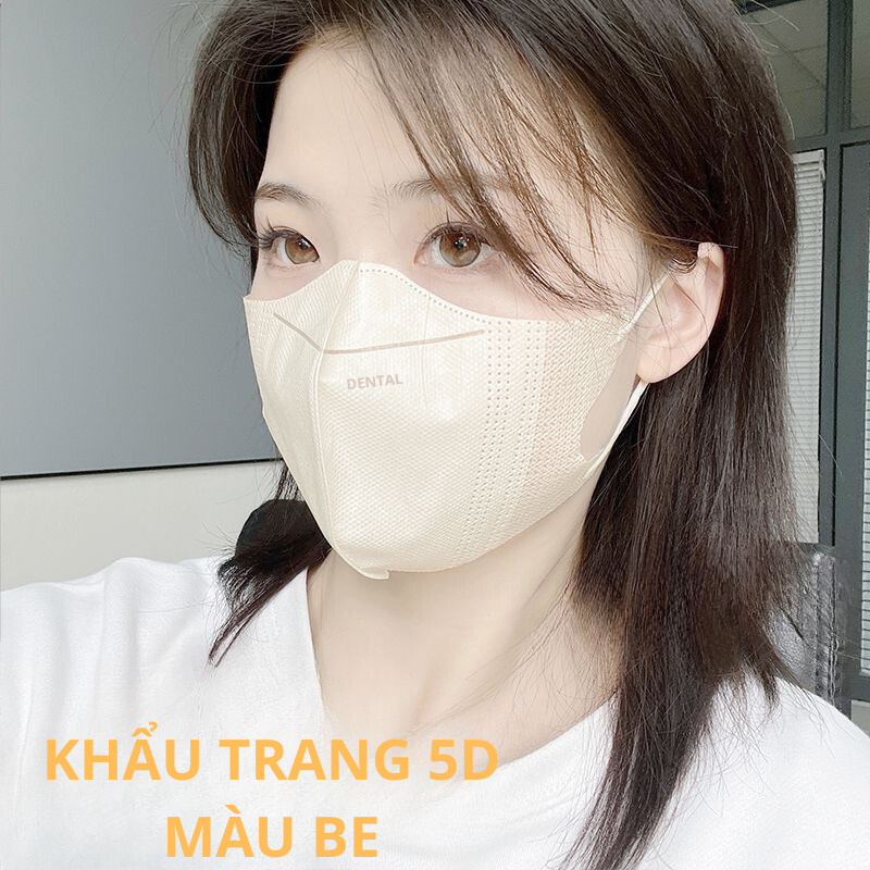 Sỉ thùng 600 chiếc Khẩu Trang 5D DENTAL MASK CHÍNH HÃNG có giấy kháng khuẩn dày dặn , chống tia UV và nước