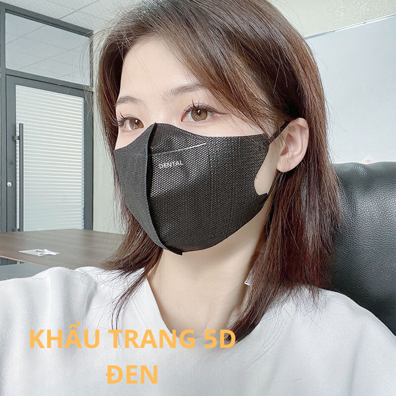 Sỉ thùng 600 chiếc Khẩu Trang 5D DENTAL MASK CHÍNH HÃNG có giấy kháng khuẩn dày dặn , chống tia UV và nước