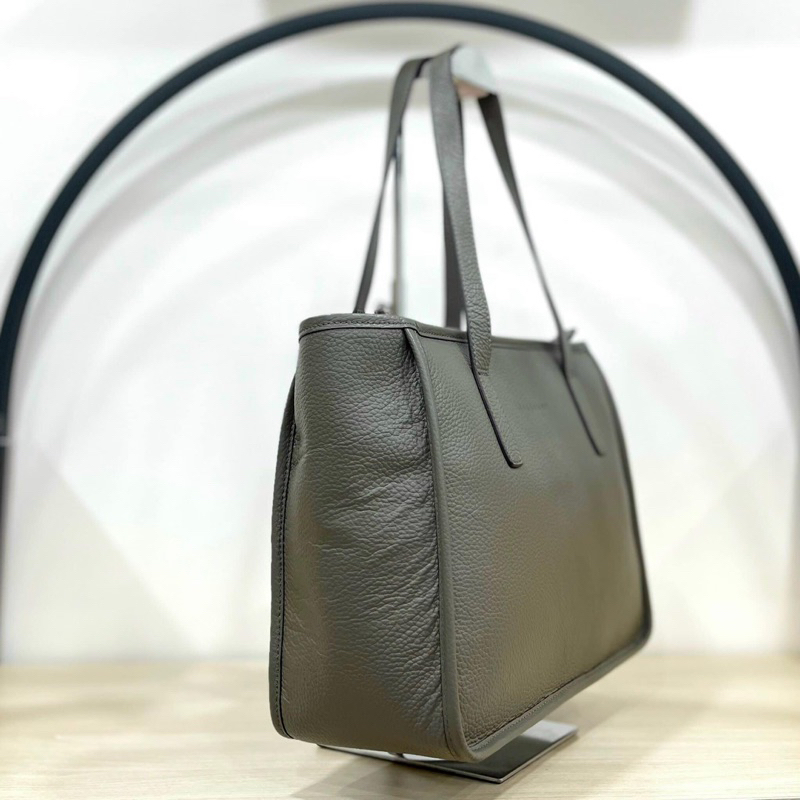 Túi longchamp tote da nhăn công sở