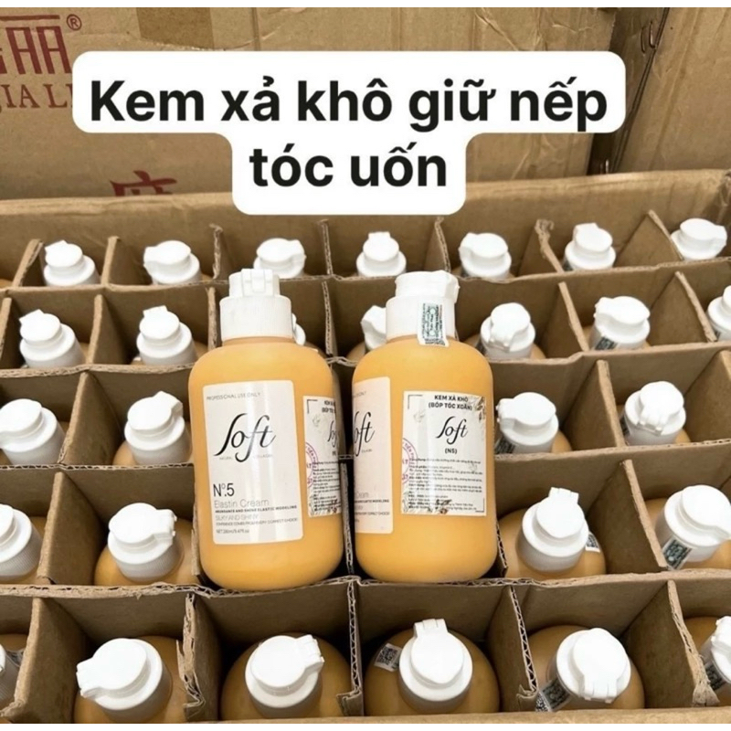 Kem Xả Khô Giữ Nếp Cao Cấp SOFT 280ml