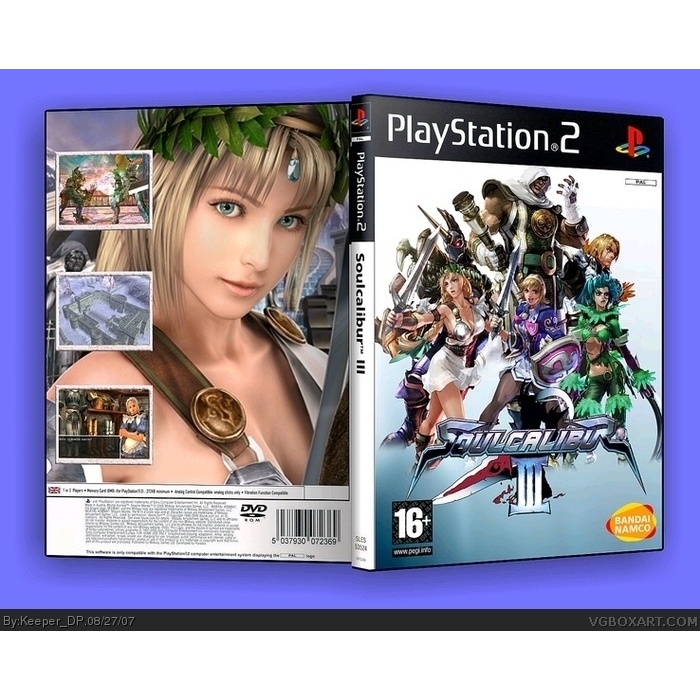 Đĩa game PS2 SoulCalibur III (Game đối kháng cực vui) cho máy game PS2