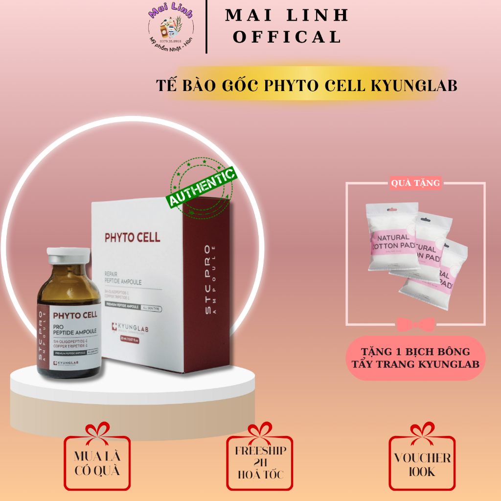 [Tặng 1 Bịch Bông Tẩy Trang] Tế Bào Gốc Phyto Cell Kyunglab