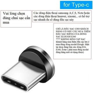 Cáp Sạc Nam Châm Xoay 360 Độ 3 Đầu IP/Micro/Type C