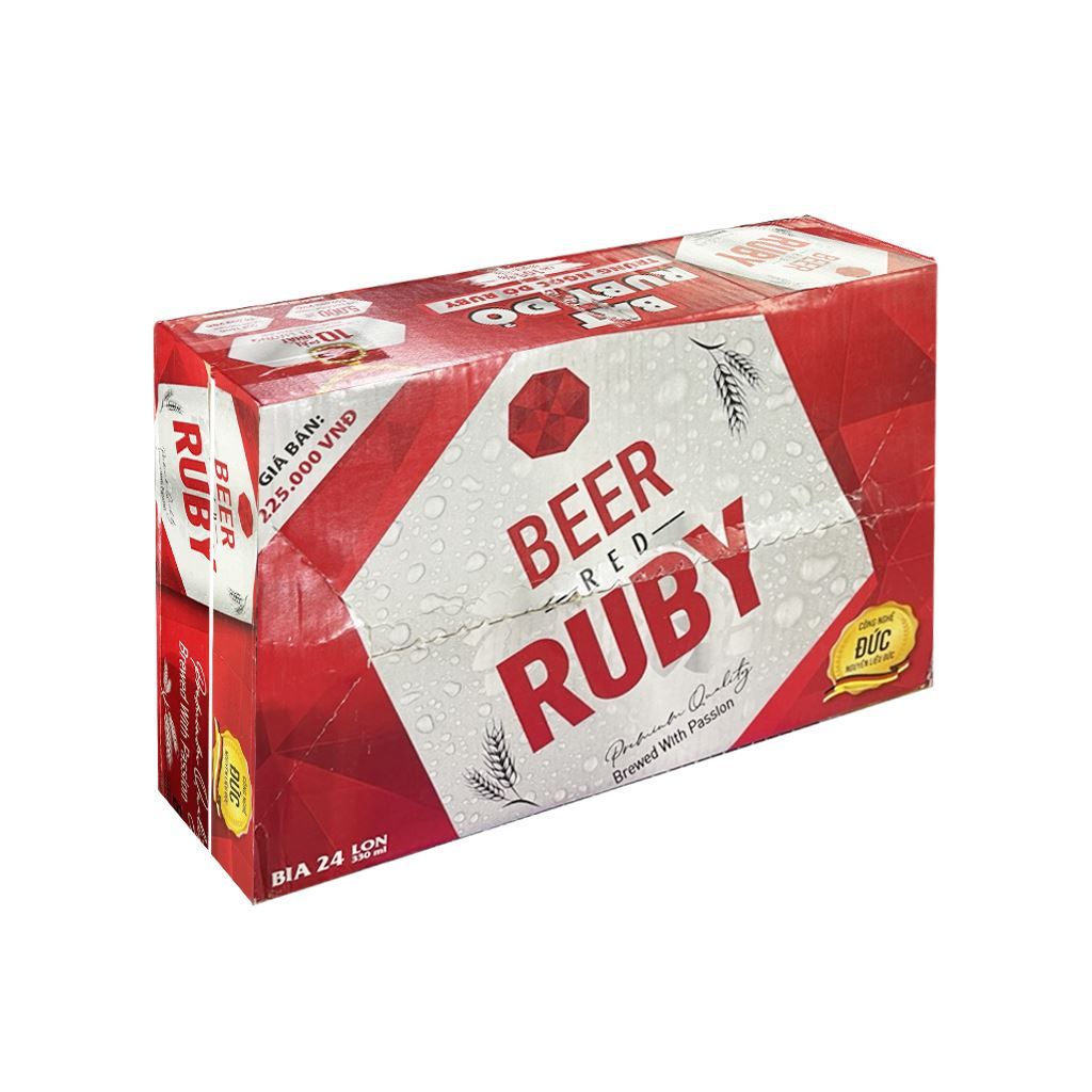 THÙNG BIA RUBY 24 LON x 330ml