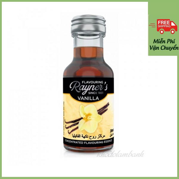 Hương Vanilla Rayner’s 28ml, hương vani