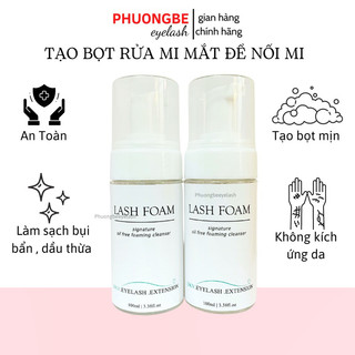 Nước rửa mi, tạo bọt vệ sinh mi LASH FOAM 100ml nhập khẩu chính hãng