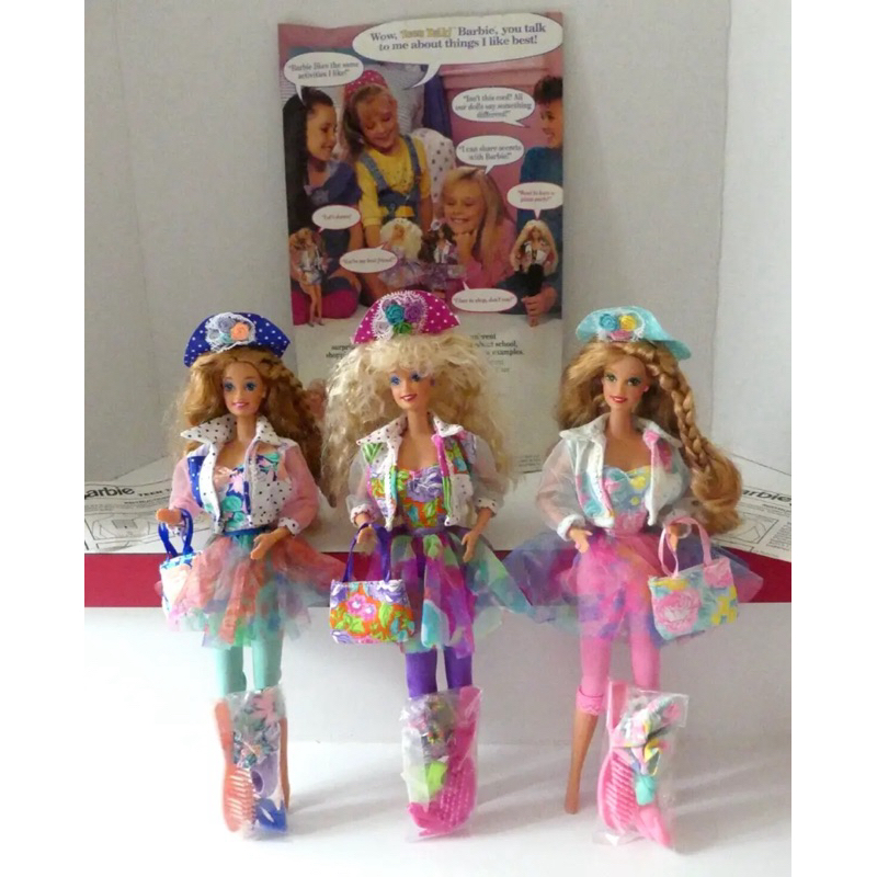 Búp bê Barbie Teen Talk Barbie -1991 (used)