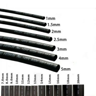 1 MÉT ỐNG GEN CO NHIỆT MÀU ĐEN
