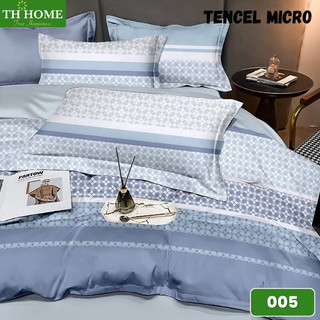 BỘ DRAP TH HOME LỤA TENCEL [4 món không mền]