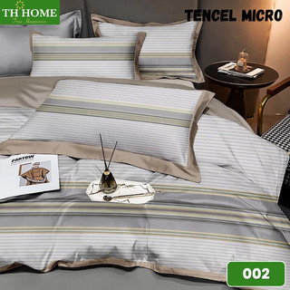 BỘ DRAP TH HOME LỤA TENCEL [4 món không mền]