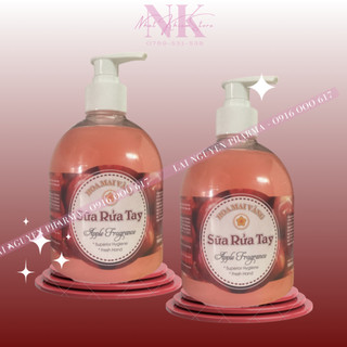 Chai nước rửa tay Hoa mai vàng hương táo đỏ 500ml