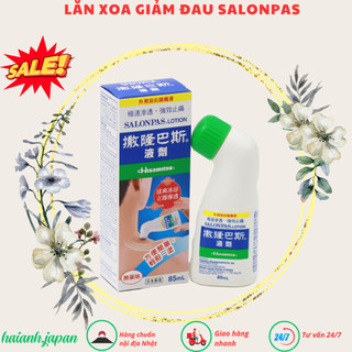 Dầu Nóng Xoa Bóp Salopas Hisamitsu Chai Lăn Tiện Lợi Nhật Bản 85ml