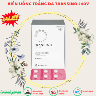 240 Viên uống Transino Whitening chính hãng nhật bản xóa mờ nám, trắng da
