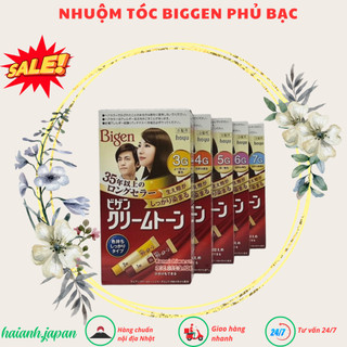 Hàng Nhật Nhuộm tóc thảo dược Bigen (nhuộm tóc phủ bạc)