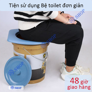 Bô vệ sinh dành cho người khuyết tật [không có xô] Bệ vệ sinh dành cho nhà vệ sinh tạm thời tại công trường