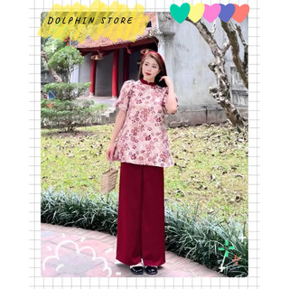 [DOLPHIN BIGSIZE] - Set đồ lam bigsize - Set pháp phục đi chùa bigsize