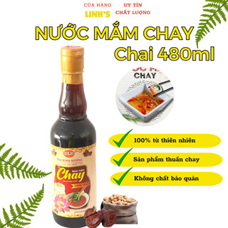 Nước mắm chay ngọt từ nấm, thuần chay đấm đà chai 480ml đại bình dương hoàn toàn từ thiên nhiên