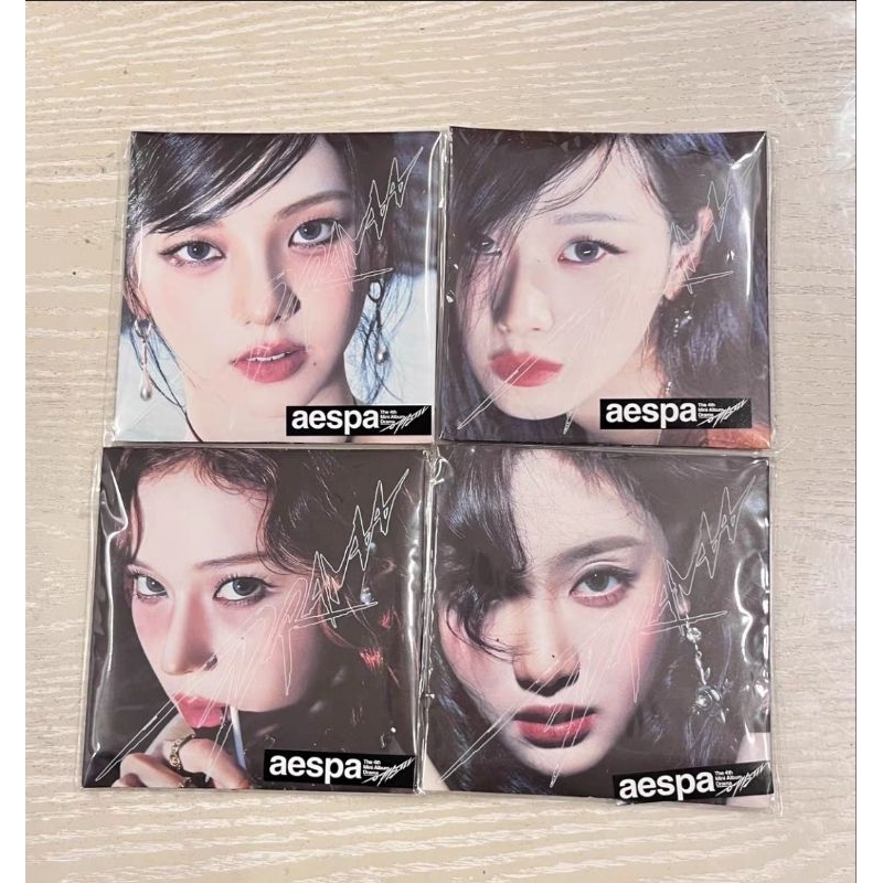 Ảnh album photocard nguyên seal Aespa Barnes Noble trading Spicy My World Intro Drama Savage digipac