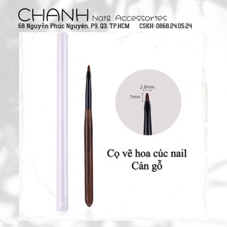 Cọ hoa cúc, cọ vẽ nail, vẽ móng hoa 3d cọ bản vẽ hoa lông mềm dễ vẽ