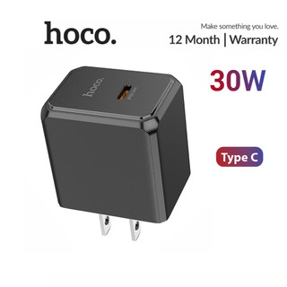 Củ sạc Hoco CS15 sạc nhanh 30W chân dẹt 1 cổng Type-C chất liệu cao cấp